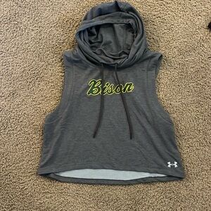 Under Armour muscle hoodie (bison)